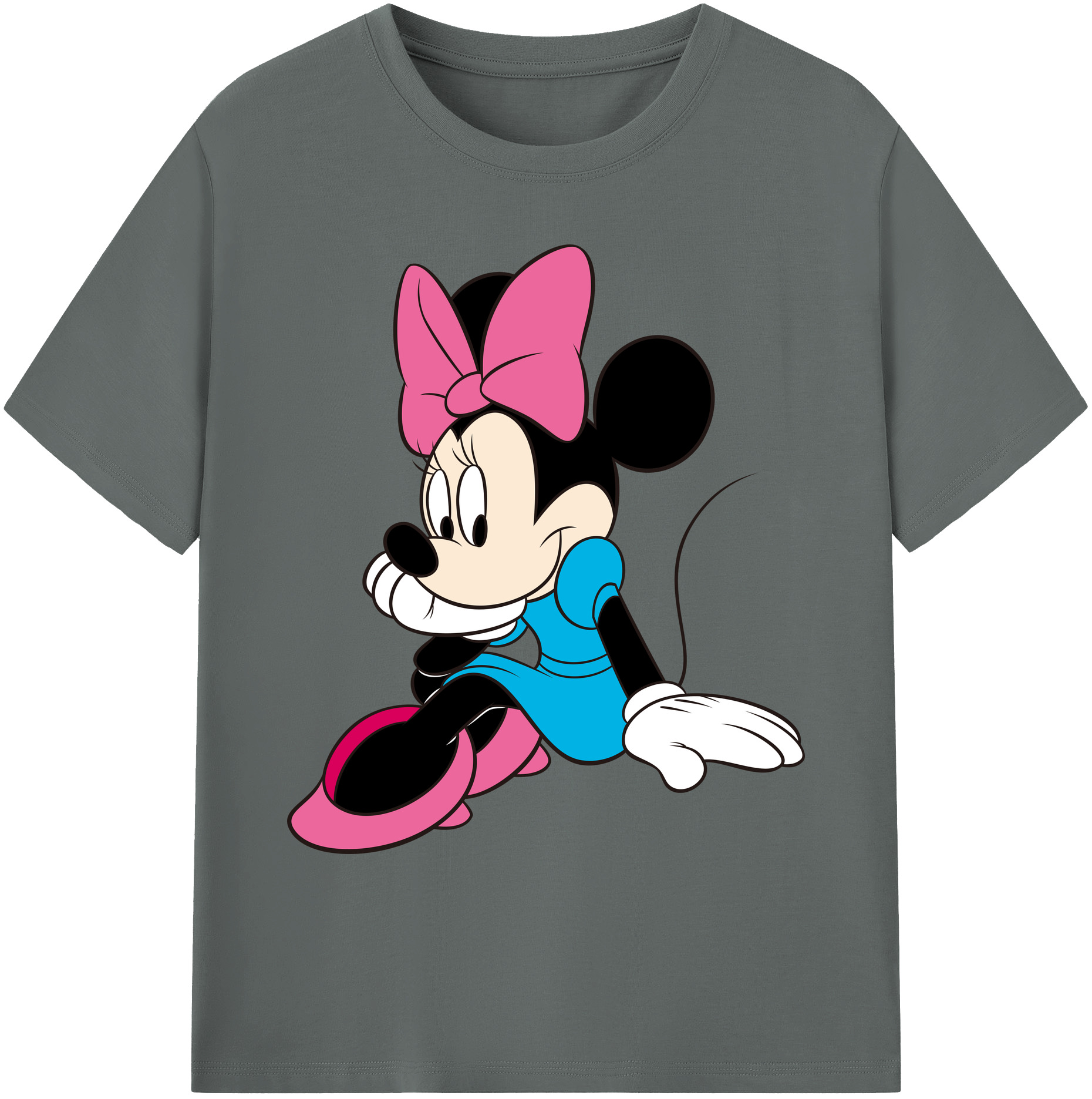 ミッキーマウス Mickey Mouse 綿100％ メンズ半袖Tシャツ｜肌触りやわらか＆通気性
